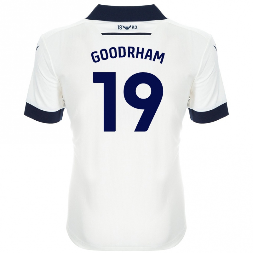 Niño Fútbol Camiseta Tyler Goodrham #19 Blanco Azul Marino 2ª Equipación 2024/25 México