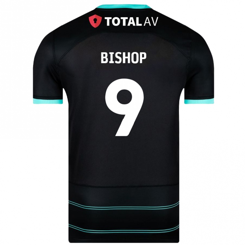 Niño Fútbol Camiseta Colby Bishop #9 Negro 2ª Equipación 2024/25 México