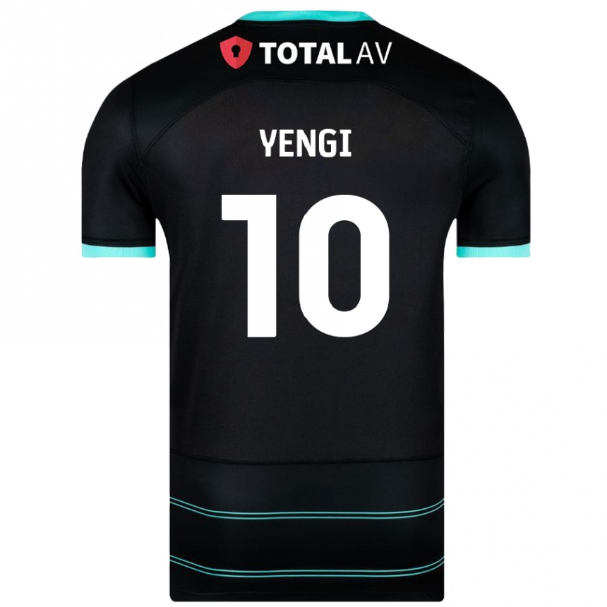 Niño Fútbol Camiseta Kusini Yengi #10 Negro 2ª Equipación 2024/25 México