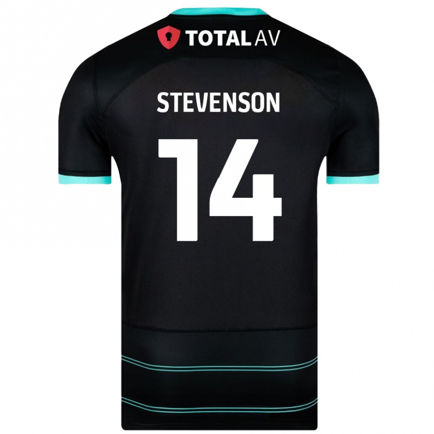 Niño Fútbol Camiseta Ben Stevenson #14 Negro 2ª Equipación 2024/25 México