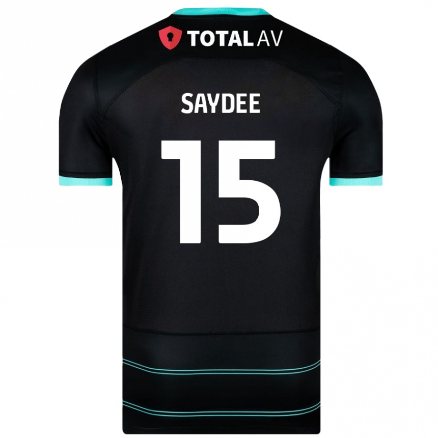 Niño Fútbol Camiseta Christian Saydee #15 Negro 2ª Equipación 2024/25 México