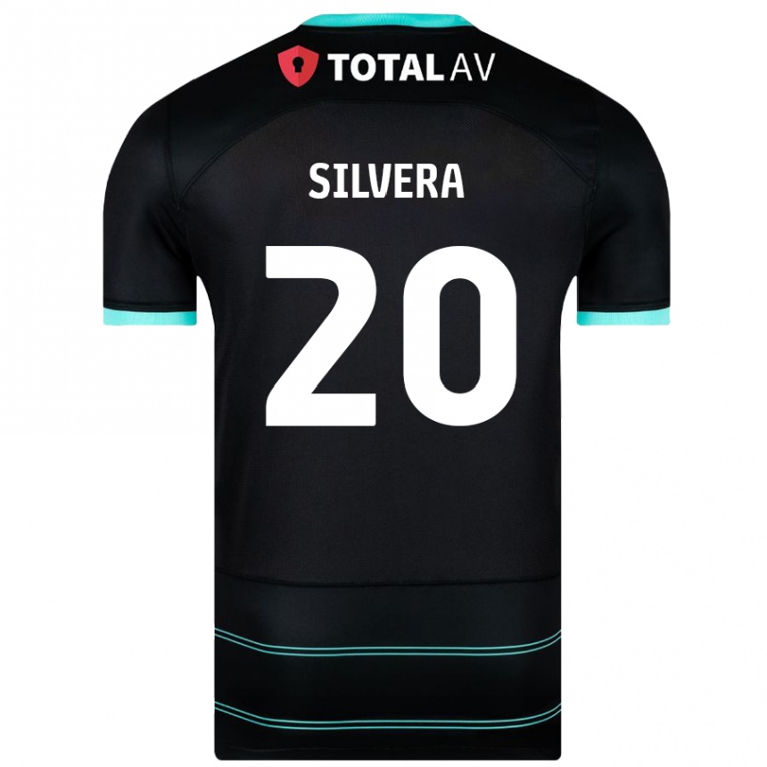 Niño Fútbol Camiseta Sam Silvera #20 Negro 2ª Equipación 2024/25 México