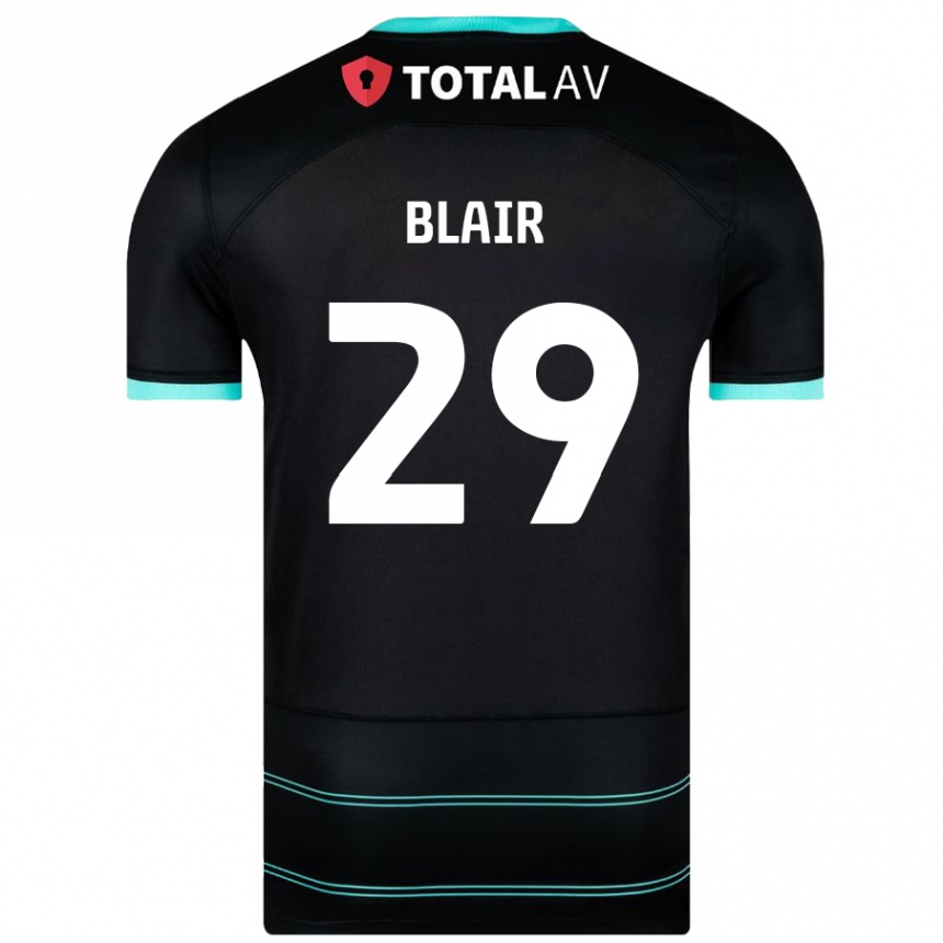 Niño Fútbol Camiseta Harvey Blair #29 Negro 2ª Equipación 2024/25 México