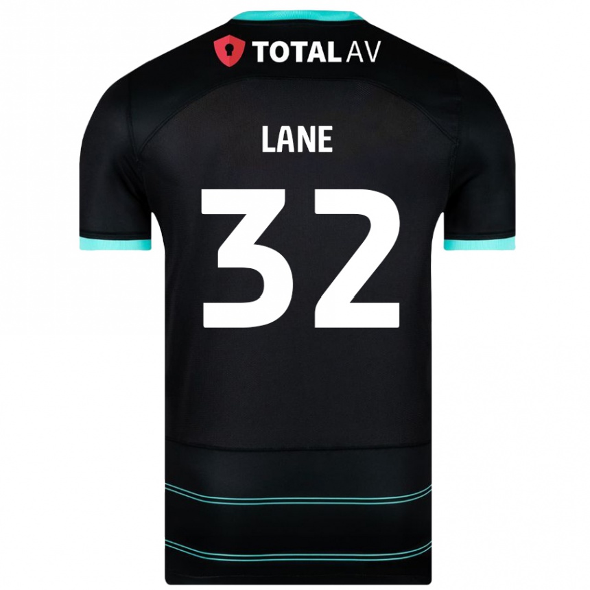 Niño Fútbol Camiseta Paddy Lane #32 Negro 2ª Equipación 2024/25 México