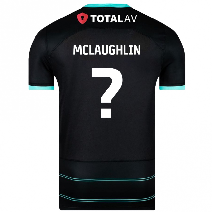 Niño Fútbol Camiseta Erin Mclaughlin #0 Negro 2ª Equipación 2024/25 México