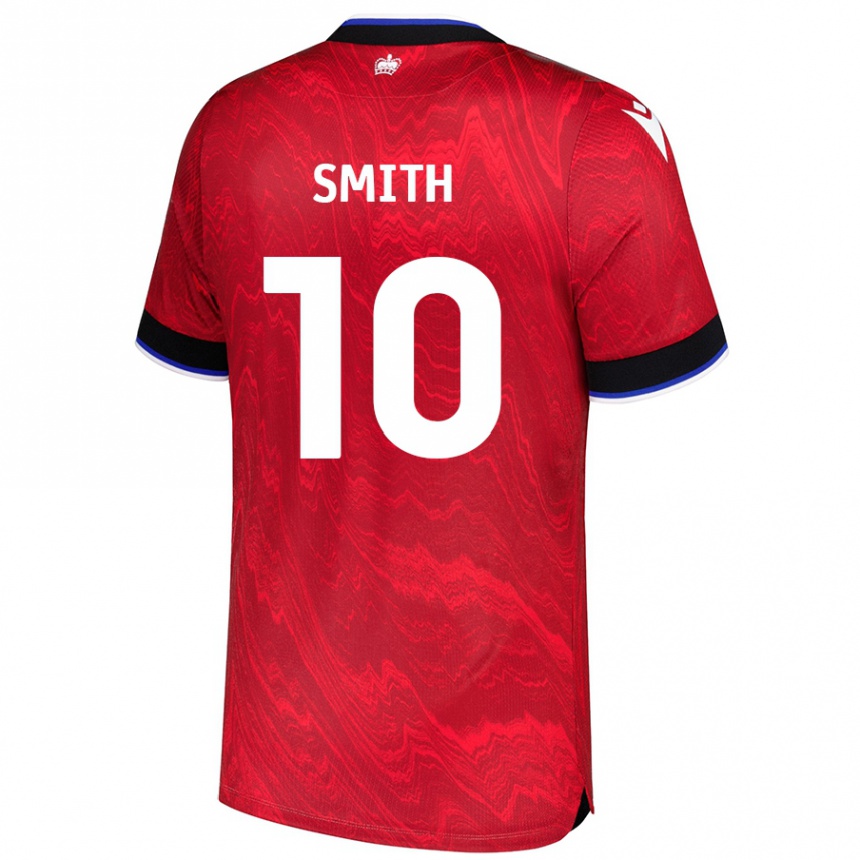 Niño Fútbol Camiseta Sam Smith #10 Rojo Negro 2ª Equipación 2024/25 México