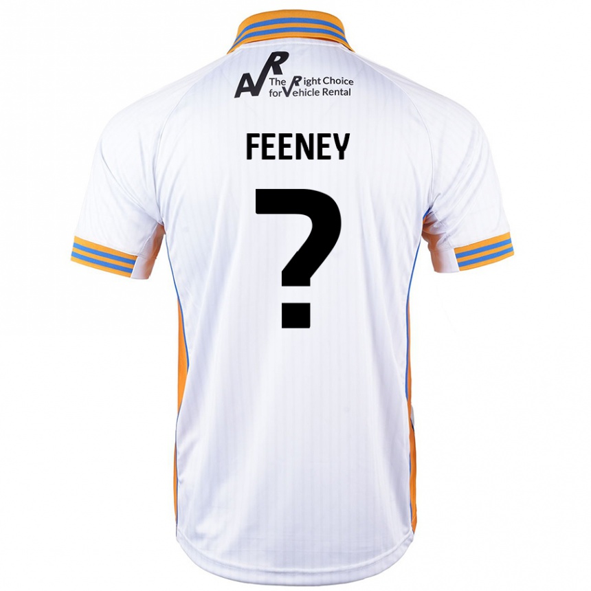 Niño Fútbol Camiseta Josh Feeney #0 Blanco 2ª Equipación 2024/25 México