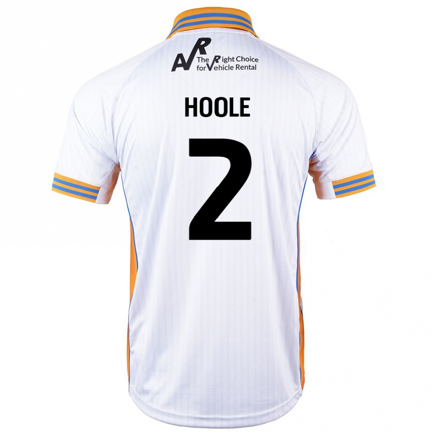 Niño Fútbol Camiseta Luca Hoole #2 Blanco 2ª Equipación 2024/25 México