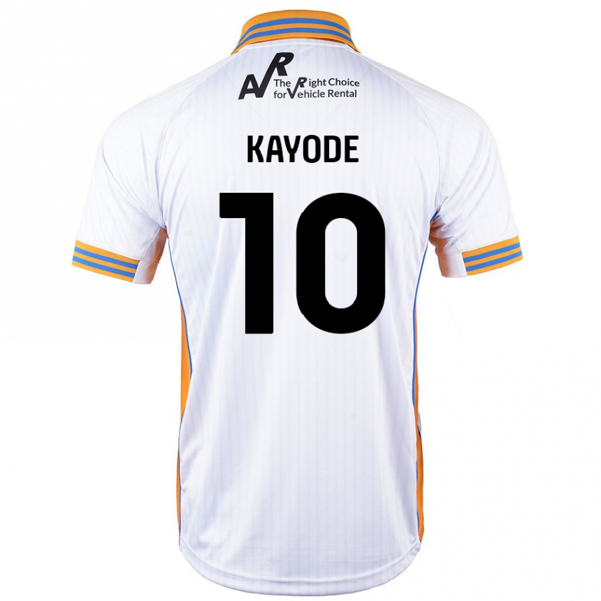 Niño Fútbol Camiseta Joshua Kayode #10 Blanco 2ª Equipación 2024/25 México