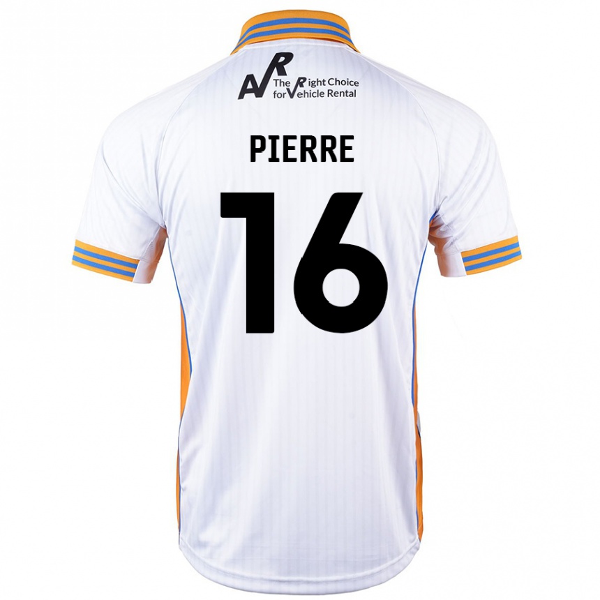 Niño Fútbol Camiseta Aaron Pierre #16 Blanco 2ª Equipación 2024/25 México