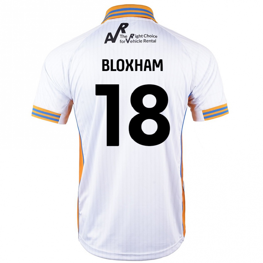 Niño Fútbol Camiseta Tom Bloxham #18 Blanco 2ª Equipación 2024/25 México