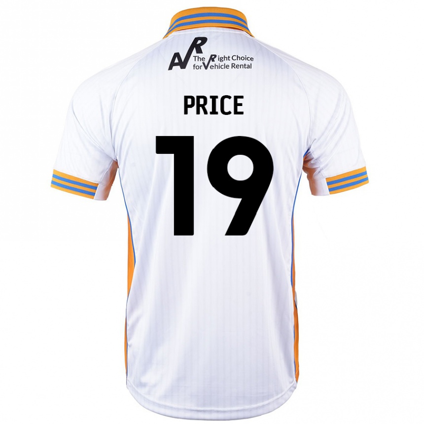 Niño Fútbol Camiseta Jack Price #19 Blanco 2ª Equipación 2024/25 México