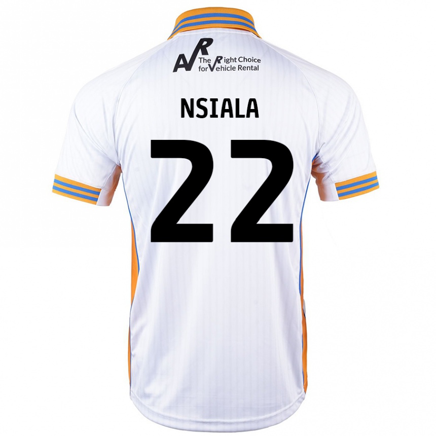 Niño Fútbol Camiseta Toto Nsiala #22 Blanco 2ª Equipación 2024/25 México