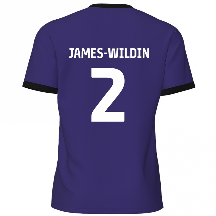 Niño Fútbol Camiseta Luther James-Wildin #2 Púrpura 2ª Equipación 2024/25 México