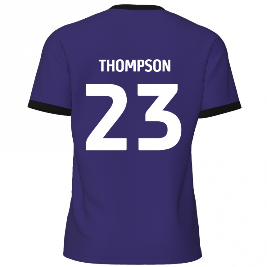 Niño Fútbol Camiseta Louis Thompson #23 Púrpura 2ª Equipación 2024/25 México