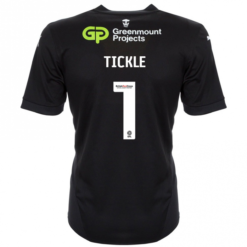 Niño Fútbol Camiseta Sam Tickle #1 Negro 2ª Equipación 2024/25 México