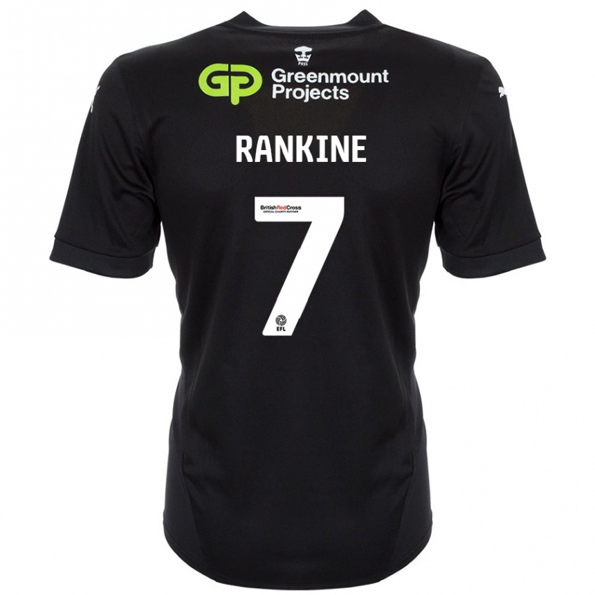 Niño Fútbol Camiseta Dion Rankine #7 Negro 2ª Equipación 2024/25 México