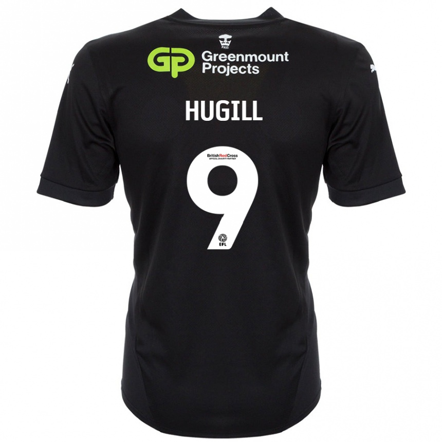 Niño Fútbol Camiseta Joe Hugill #9 Negro 2ª Equipación 2024/25 México