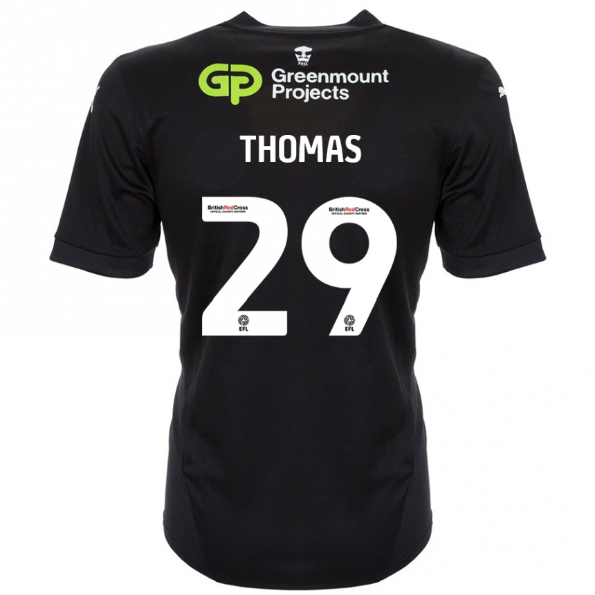 Niño Fútbol Camiseta Silko Thomas #29 Negro 2ª Equipación 2024/25 México