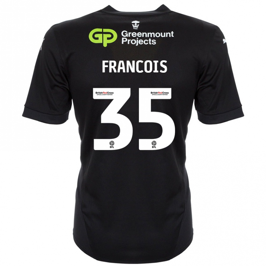 Niño Fútbol Camiseta Tyrese Francois #35 Negro 2ª Equipación 2024/25 México