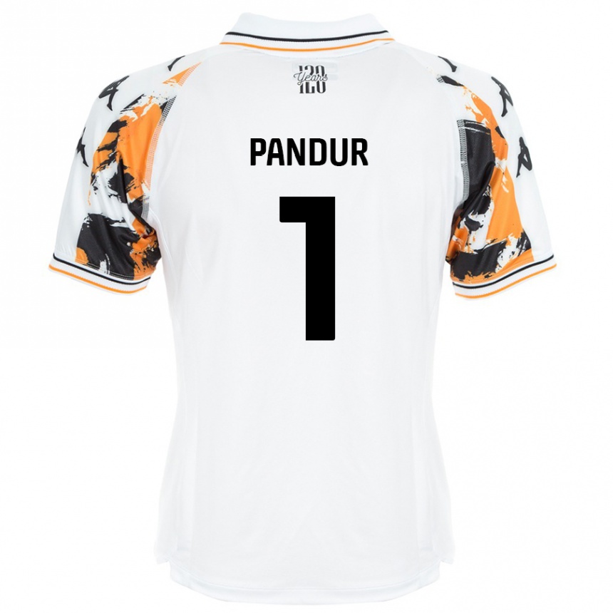 Niño Fútbol Camiseta Ivor Pandur #1 Blanco 2ª Equipación 2024/25 México