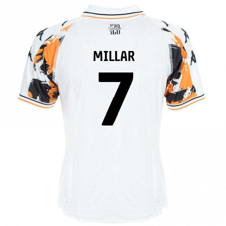 Niño Fútbol Camiseta Liam Millar #7 Blanco 2ª Equipación 2024/25 México