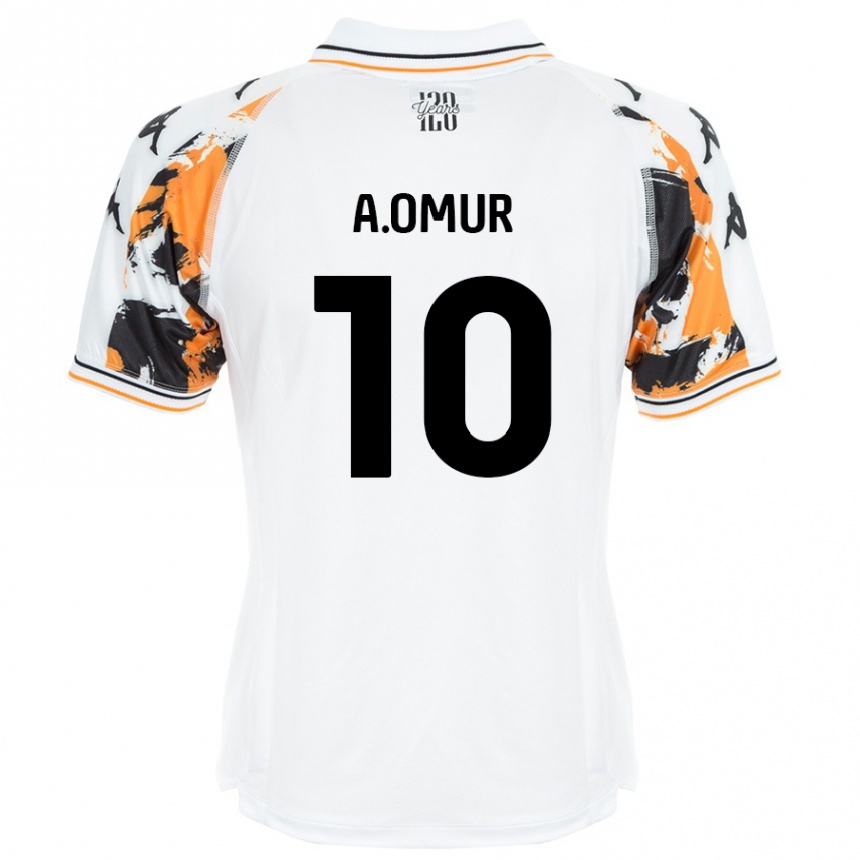 Niño Fútbol Camiseta Abdülkadir Ömür #10 Blanco 2ª Equipación 2024/25 México