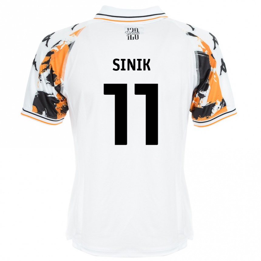 Niño Fútbol Camiseta Doğukan Sinik #11 Blanco 2ª Equipación 2024/25 México