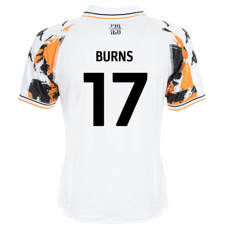 Niño Fútbol Camiseta Finley Burns #17 Blanco 2ª Equipación 2024/25 México