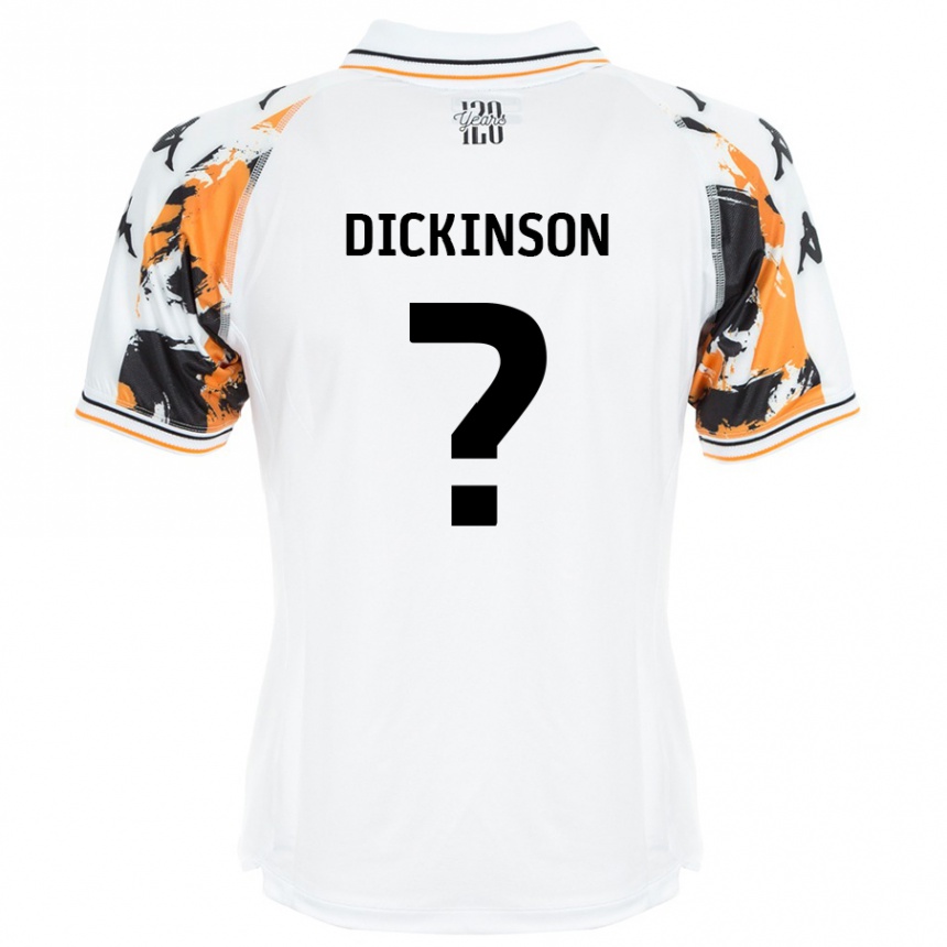 Niño Fútbol Camiseta George Dickinson #0 Blanco 2ª Equipación 2024/25 México