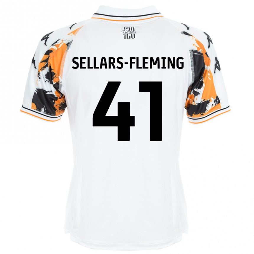 Niño Fútbol Camiseta Tyrell Sellars-Fleming #41 Blanco 2ª Equipación 2024/25 México