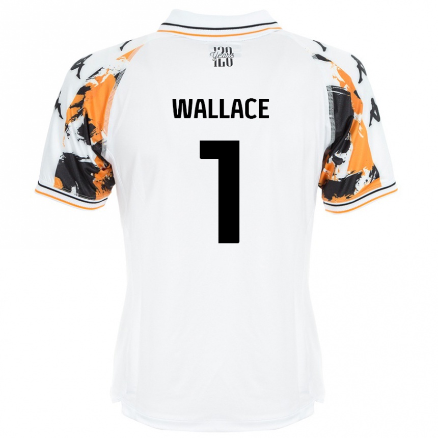 Niño Fútbol Camiseta Abbi Wallace #1 Blanco 2ª Equipación 2024/25 México