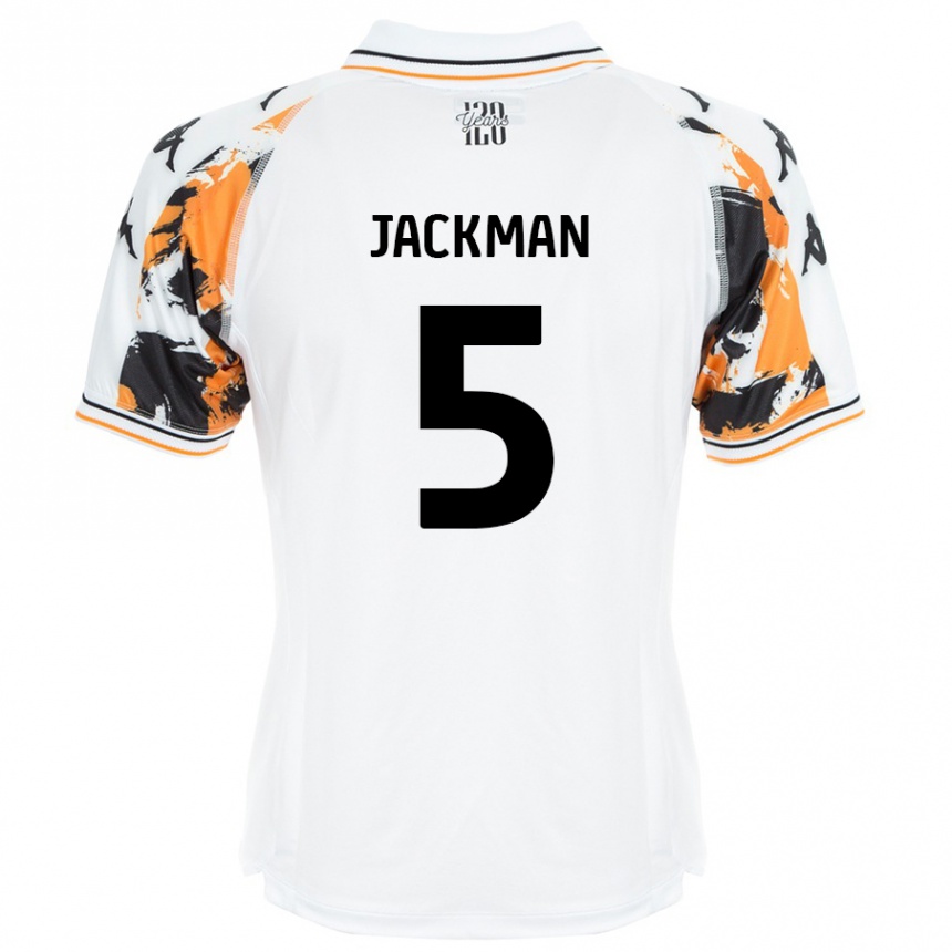 Niño Fútbol Camiseta Ellice Jackman #5 Blanco 2ª Equipación 2024/25 México