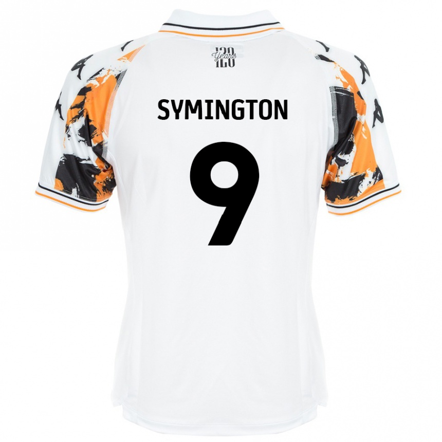 Niño Fútbol Camiseta Jo Symington #9 Blanco 2ª Equipación 2024/25 México