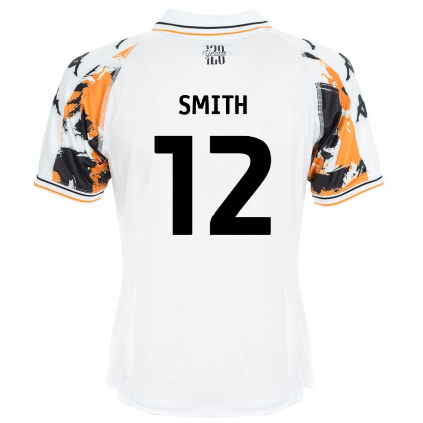 Niño Fútbol Camiseta Emily Smith #12 Blanco 2ª Equipación 2024/25 México