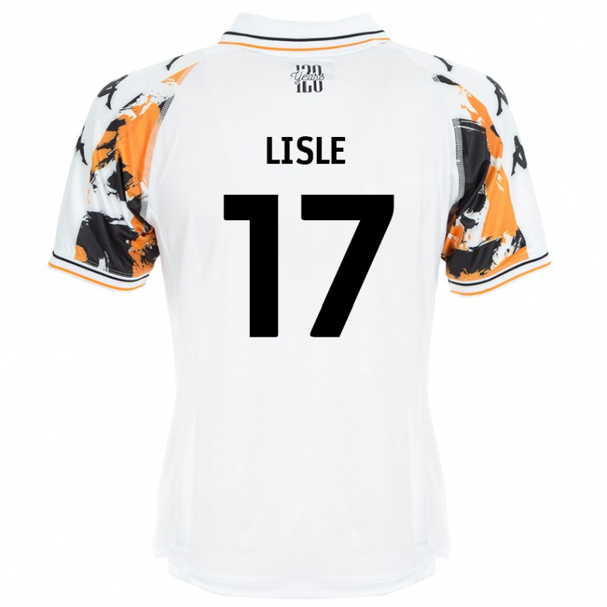 Niño Fútbol Camiseta Mary Lisle #17 Blanco 2ª Equipación 2024/25 México