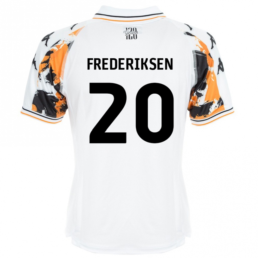 Niño Fútbol Camiseta Abbey Frederiksen #20 Blanco 2ª Equipación 2024/25 México