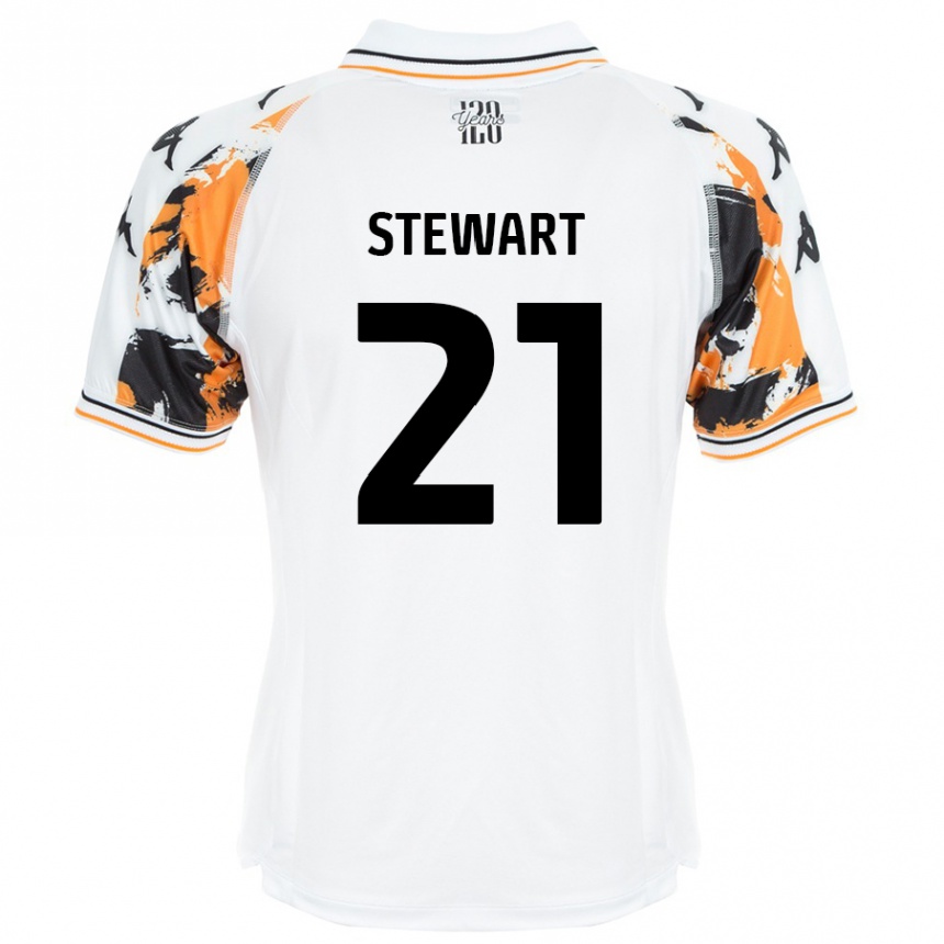 Niño Fútbol Camiseta Alice Stewart #21 Blanco 2ª Equipación 2024/25 México