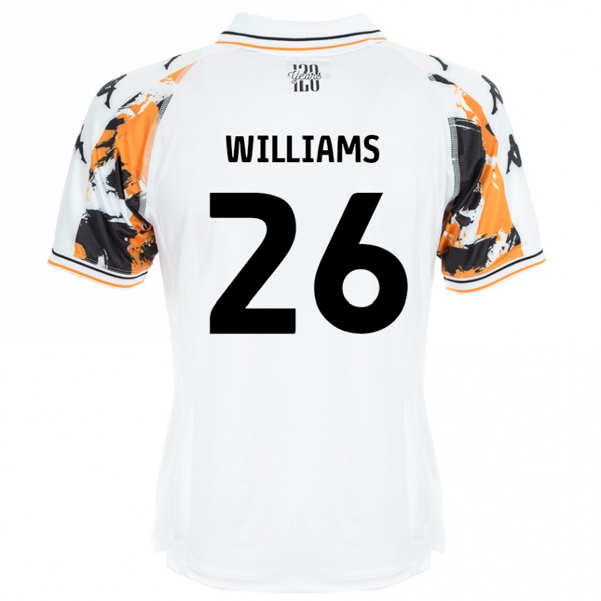 Niño Fútbol Camiseta Annabel Williams #26 Blanco 2ª Equipación 2024/25 México