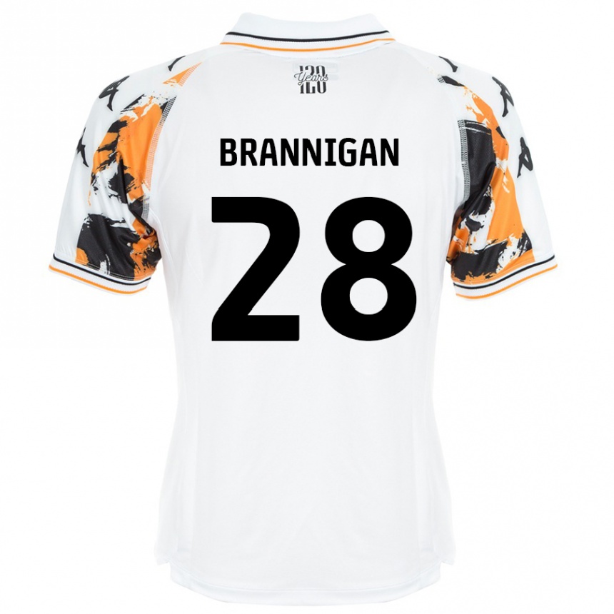 Niño Fútbol Camiseta Aoife Brannigan #28 Blanco 2ª Equipación 2024/25 México