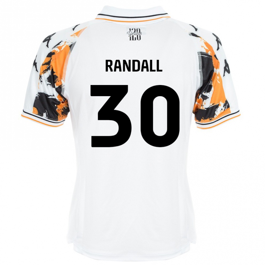 Niño Fútbol Camiseta Jennifer Randall #30 Blanco 2ª Equipación 2024/25 México