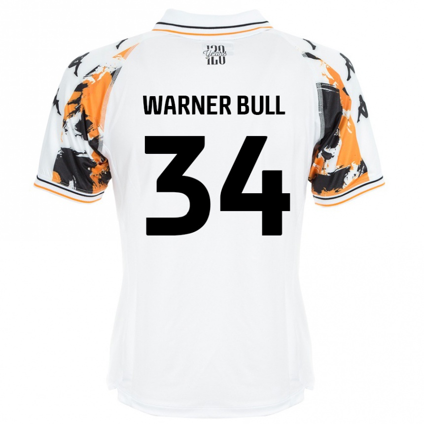 Niño Fútbol Camiseta Lucy Warner-Bull #34 Blanco 2ª Equipación 2024/25 México