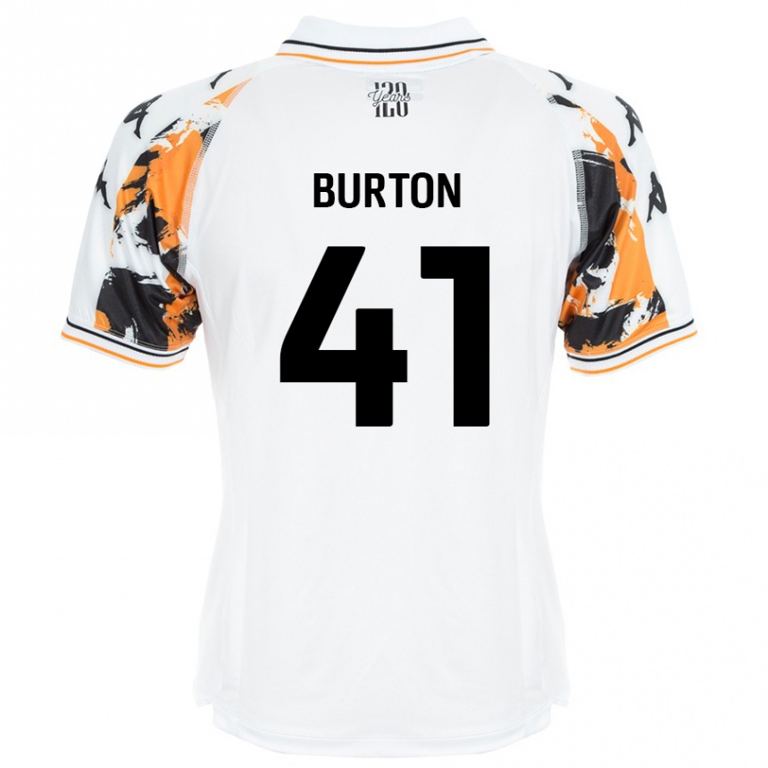 Niño Fútbol Camiseta Jess Burton #41 Blanco 2ª Equipación 2024/25 México