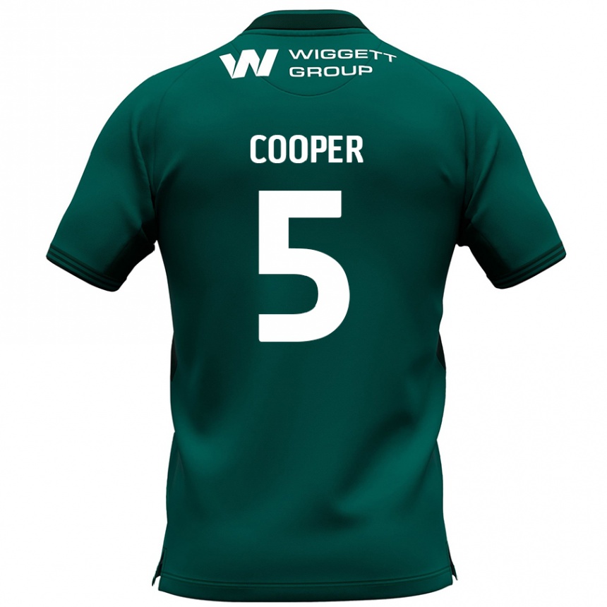 Niño Fútbol Camiseta Jake Cooper #5 Verde 2ª Equipación 2024/25 México