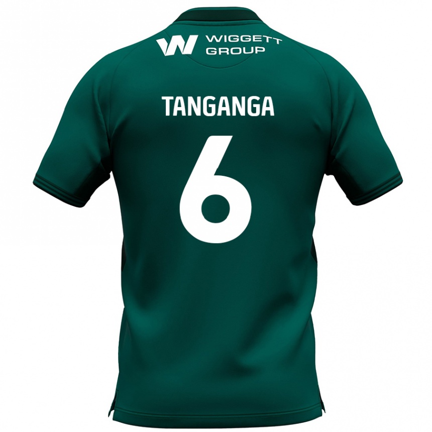 Niño Fútbol Camiseta Japhet Tanganga #6 Verde 2ª Equipación 2024/25 México