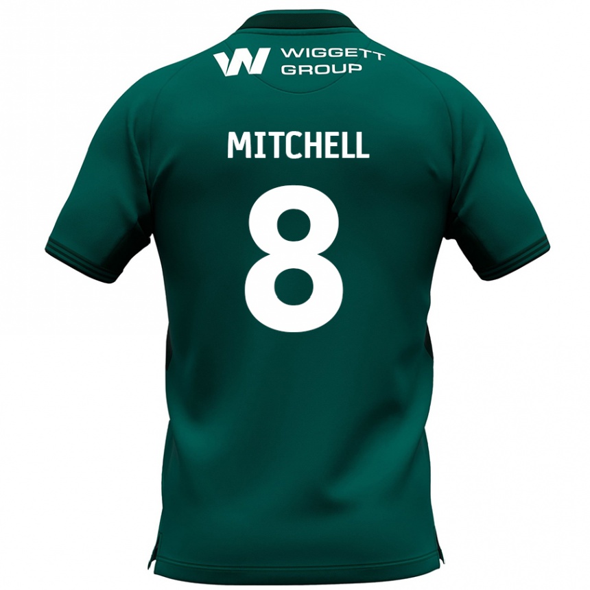 Niño Fútbol Camiseta Billy Mitchell #8 Verde 2ª Equipación 2024/25 México