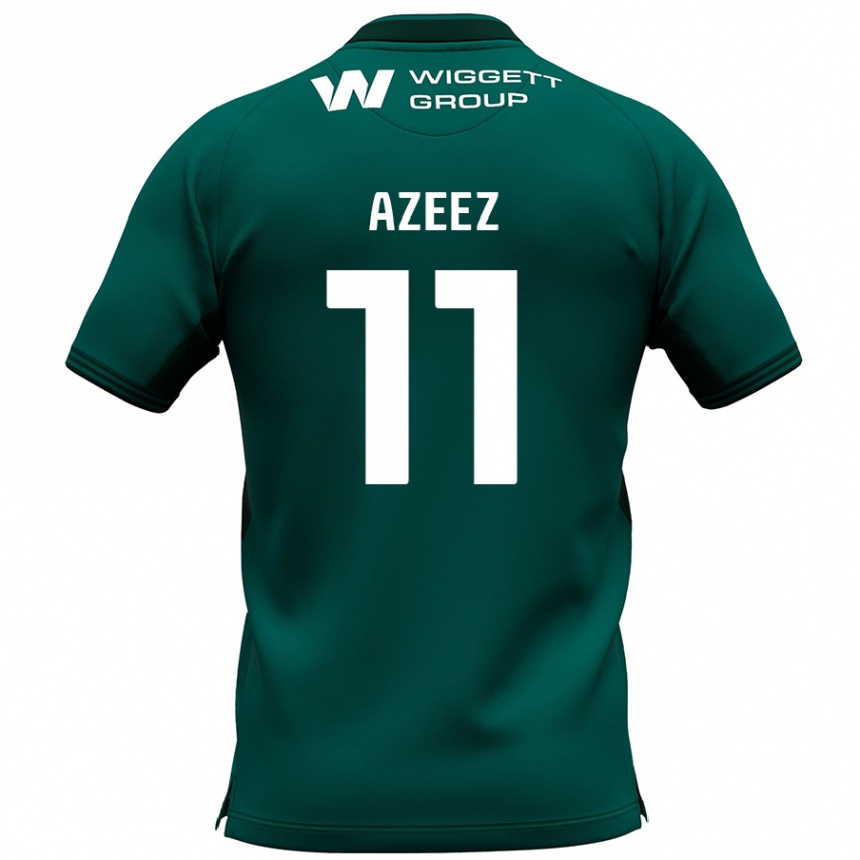 Niño Fútbol Camiseta Femi Azeez #11 Verde 2ª Equipación 2024/25 México