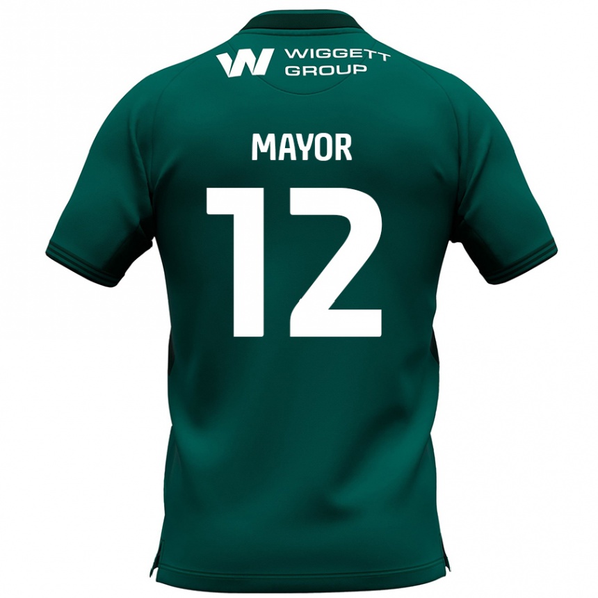 Niño Fútbol Camiseta Adam Mayor #12 Verde 2ª Equipación 2024/25 México