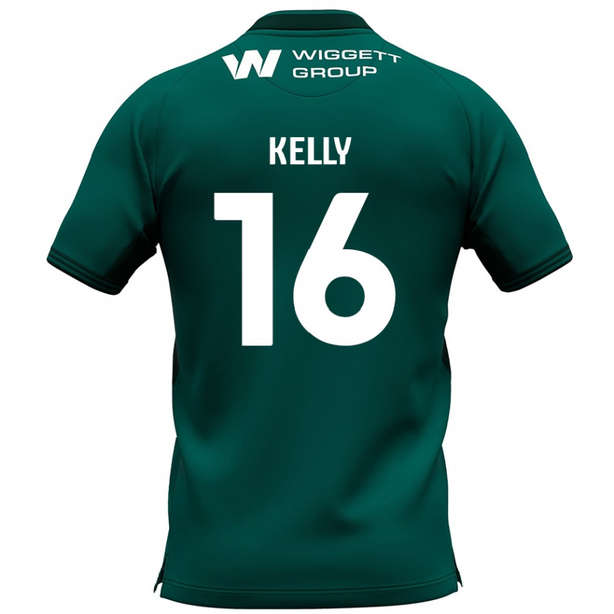 Niño Fútbol Camiseta Daniel Kelly #16 Verde 2ª Equipación 2024/25 México