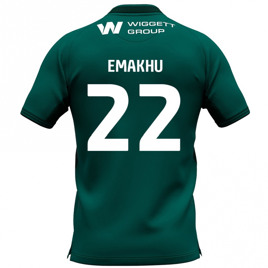 Niño Fútbol Camiseta Aidomo Emakhu #22 Verde 2ª Equipación 2024/25 México